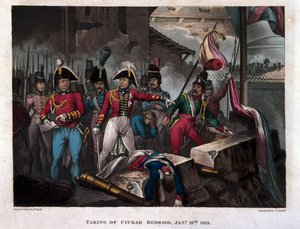 Toma de Ciudad Rodrigo el 19 de enero de 1812, publicado en 1818 de William Heath