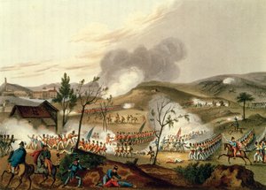 La batalla de Waterloo, 18 de junio de 1815 de William Heath