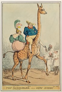 El camaleopardo, o un nuevo pasatiempo, 1827 de William Heath