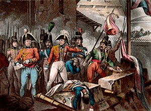El Duque de Wellington en la toma de Ciudad Rodrigo, España, Guerra Peninsular, 1812 c. 1818