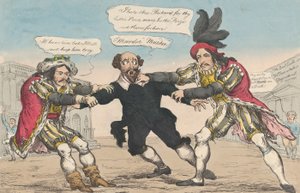 Los rivales Richards, o Sheakspear en peligro, 18 de mayo de 1814 de William Heath