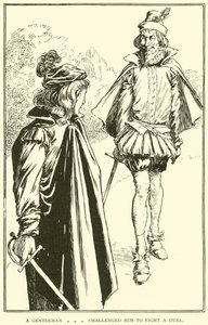 Un caballero lo desafió a un duelo de William Heath Robinson