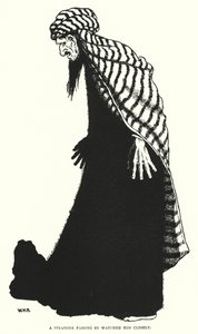 Un extraño que pasaba lo observó de cerca de William Heath Robinson