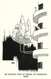 Una forma artística de ocultar una vista desagradable