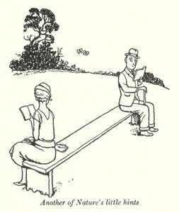 Otro de los pequeños consejos de la naturaleza (litografía) de William Heath Robinson