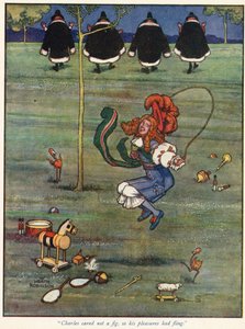 A Carlos no le importaba un higo, así que sus placeres se desataron de William Heath Robinson