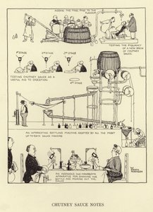 Notas de salsa de chutney de William Heath Robinson