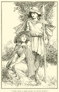 Vamos, ten buen ánimo, mi hermana Aliena de William Heath Robinson