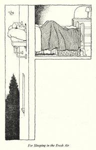 Por dormir al aire libre de William Heath Robinson