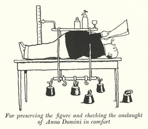 Para preservar la figura y controlar el avance del tiempo con comodidad de William Heath Robinson