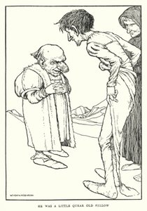 Era un viejo raro (litografía) de William Heath Robinson