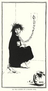 Fue alojado en una celda enrejada de William Heath Robinson
