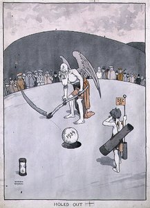 "Holed Out", una ilustración de 