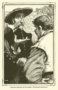 Ilustración de Don Quijote de William Heath Robinson