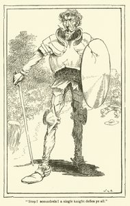 Ilustración de Don Quijote de William Heath Robinson