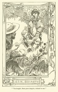 Ilustración de Don Quijote de William Heath Robinson