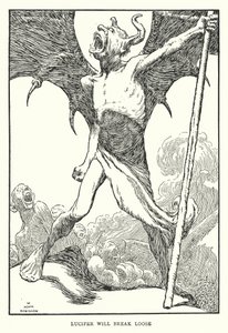 Lucifer se soltará de William Heath Robinson