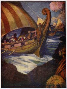 Muchos fueron los héroes que zarparon de Grecia de William Heath Robinson