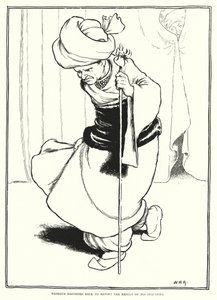 Mesrour se apresuró a informar el resultado de sus investigaciones de William Heath Robinson