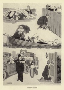 Besos robados de William Heath Robinson