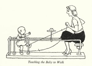 Enseñando al Bebé a Caminar