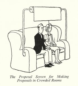 La Pantalla de Propuestas para Hacer Propuestas en Salas Llenas de William Heath Robinson