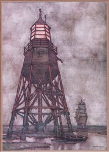 Las luces costeras de Inglaterra de William Heath Robinson