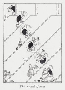 El descenso del hombre de William Heath Robinson