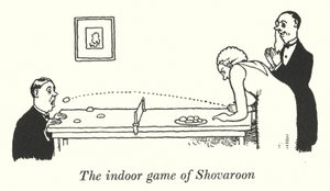 El juego de interior de Shovaroon de William Heath Robinson
