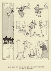 El tipo de cosas que debemos esperar cuando empieza a congelarse de William Heath Robinson
