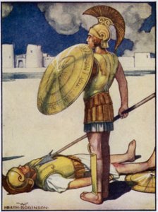 La sombra de la muerte descendió sobre Héctor de William Heath Robinson