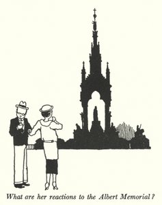 ¿Cuáles son sus reacciones al Albert Memorial? (litografía)