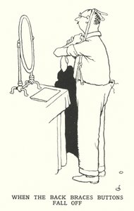 Cuando se caen los botones de los tirantes de William Heath Robinson