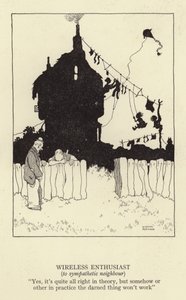 Entusiasta de la radio, a vecino simpático de William Heath Robinson