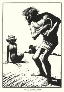 Trabaja, payaso, trabaja de William Heath Robinson
