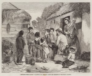 Dibujando de la naturaleza, de la Exposición de la Real Academia de William Hemsley