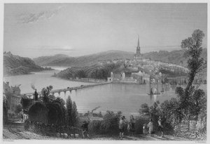 Londonderry (grabado) de William Henry (after) Bartlett