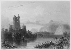 Castillo de Ross, Killarney de William Henry (after) Bartlett