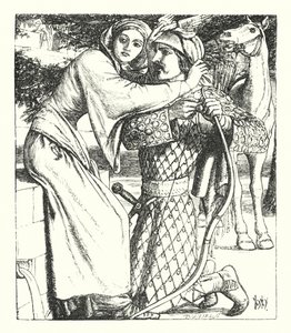 La Balada de Oriana de William Henry (after) Hunt