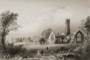 Abadía Agustiniana en Adare, Condado de Limerick, Irlanda, de 
