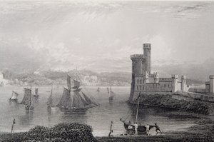 Castillo de Black Rock, cerca de Cork, Irlanda, 1830s