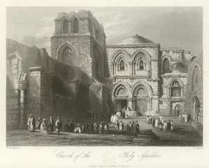 Iglesia del Santo Sepulcro, Jerusalén de William Henry Bartlett