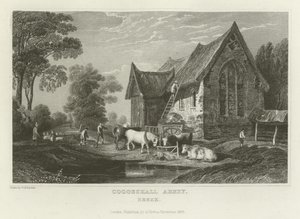 Abadía de Coggeshall, Essex de William Henry Bartlett