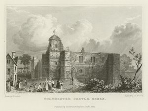 Castillo de Colchester, Essex de William Henry Bartlett