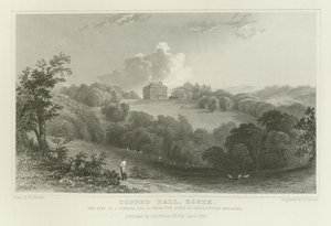 Copped Hall, Essex, la Residencia de J Conyers, Esquire de William Henry Bartlett