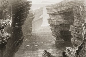Cala en Mal Bay, Condado de Clare, Irlanda, de 