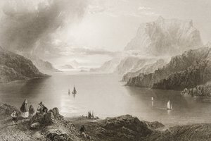Montaña del Águila, Killeries, Connemara, Condado de Galway, de 