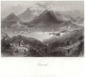 Glengariff en el Condado de Cork de William Henry Bartlett