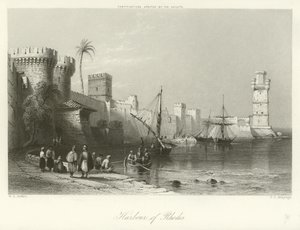 Puerto de Rodas de William Henry Bartlett