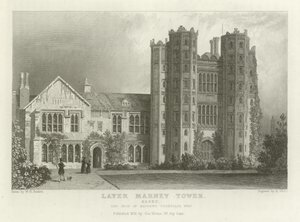 Torre Layer Marney, Essex, la residencia de Mathews Corsellis, Esquire